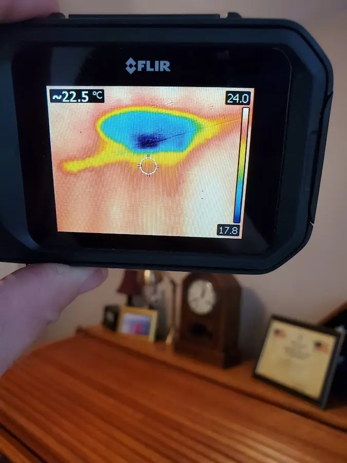 Thermal imaging inspection for water damage in Graham